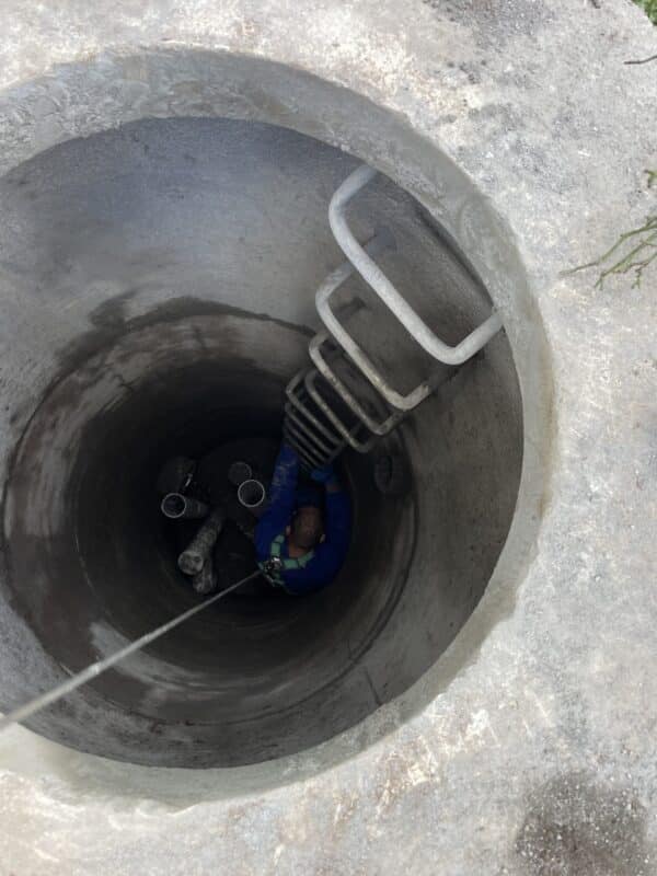 Drain Installation in progress
