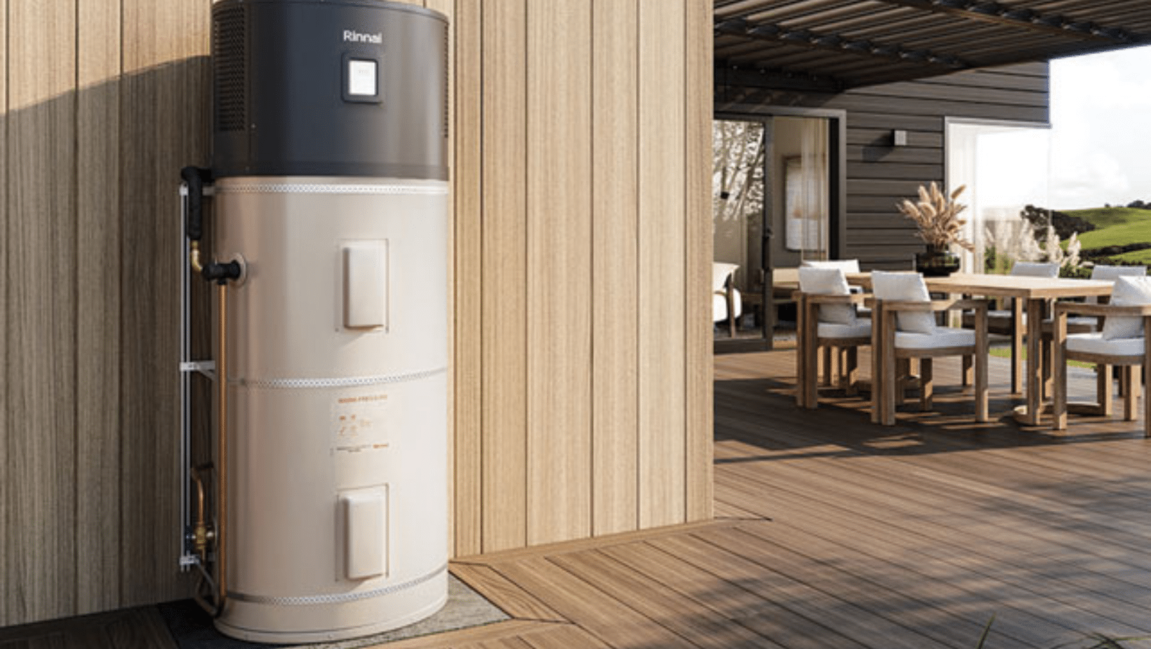 Rinnai heat pump hot water system